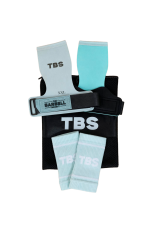 Calleras TBS Grips 1.0 azul, pack combo The Barbell Society